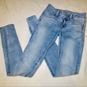 american eagle super low rise jeggings